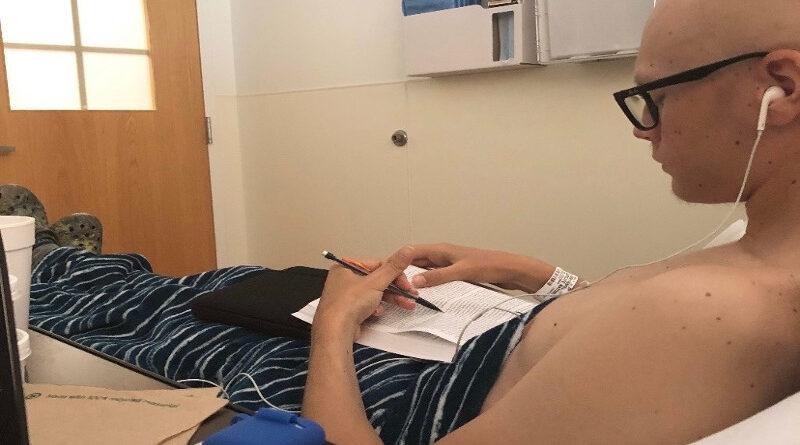Matt studying