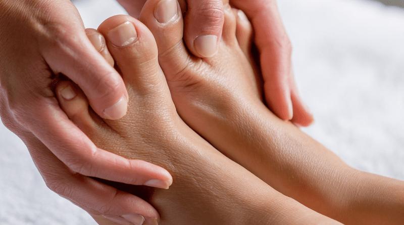 Reflexology foot massage