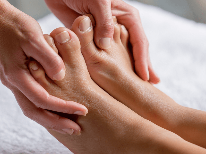 Reflexology foot massage