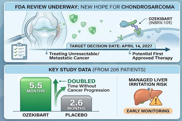 FDA Agrees To Review Ozekibart For Metastatic Chondrosarcoma