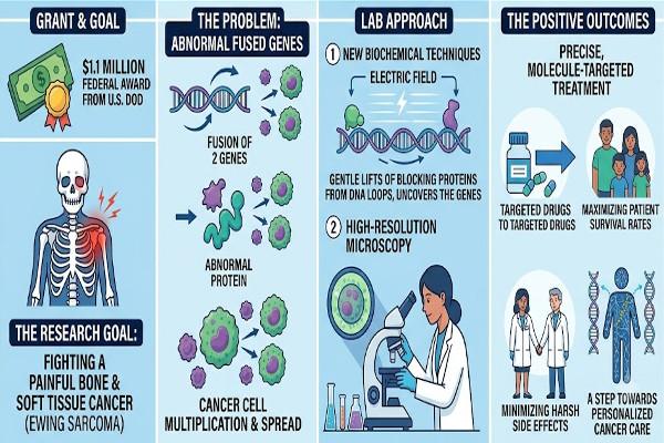 Rice Bioengineer Wins Federal Grant For Ewing Sarcoma Research