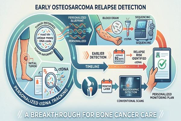 ctDNA Sequencing Could Identify Osteosarcoma Relapse Months Before Any Scan Is Able To