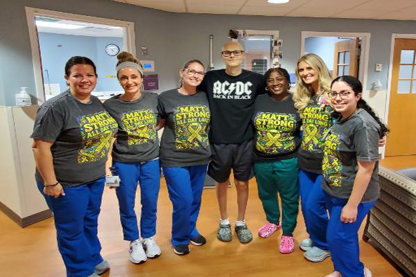 Matt And Infusion Center Staff