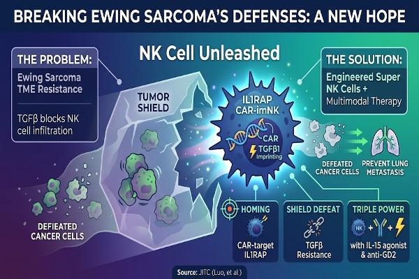 Targeting CAR NK Cells Combined With Immunomodulators Is A Promising Novel Therapeutic Strategy For Ewing Sarcoma