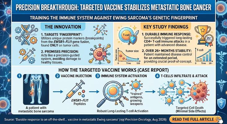 Durable Response To An Off-The-Shelf EWSR1–FLI1 Peptide Vaccine In Metastatic Ewing Sarcoma