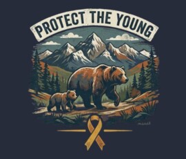 Protect The Young - Bear And Cub Protect The Young - Bear And Cub